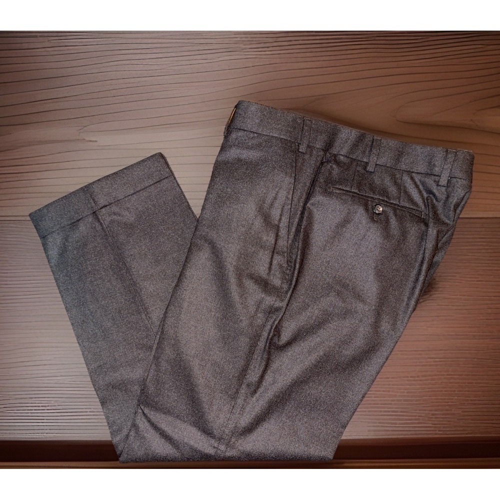 Vitale Barberis Canonico Pants Men 35/38 Cashmere Wool Italy Classic Dress‎